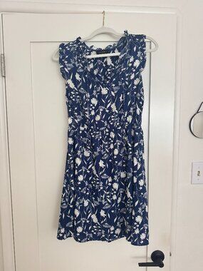 Lucky Brand Floral Blue Dress
